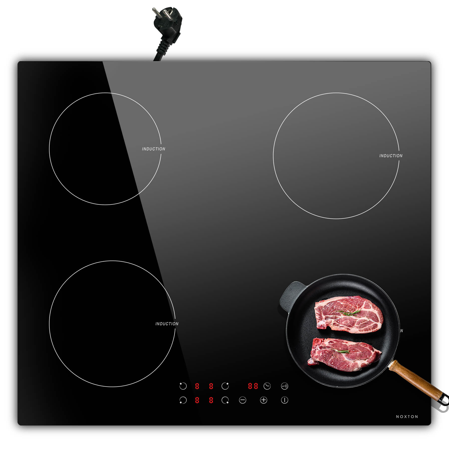 4 ring induction hob