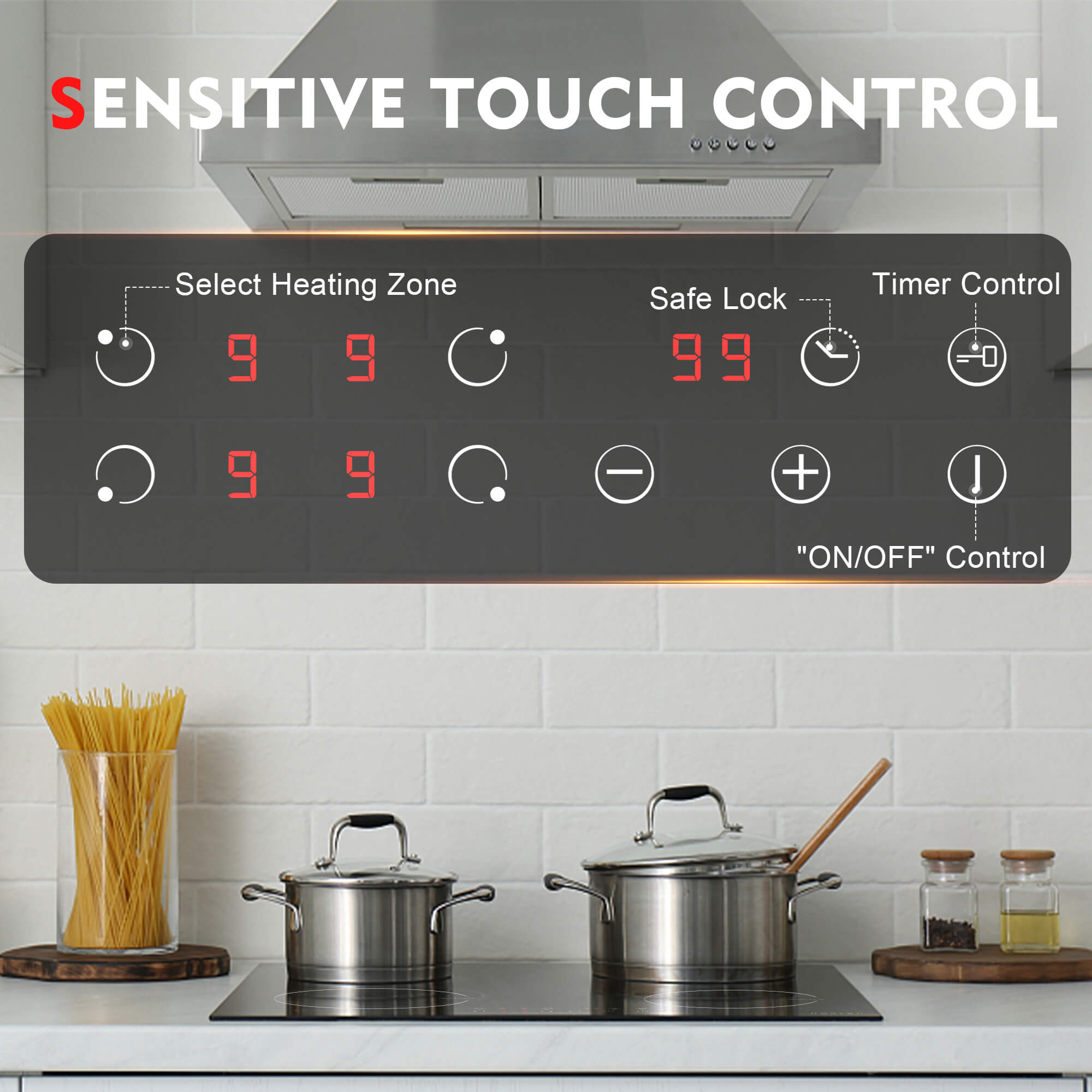 Induction Hob with touch control