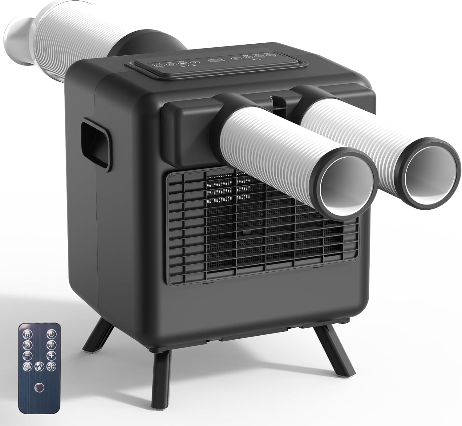Disaenvir Tent Air Conditioner - Portable Air Conditioner 3300BTU, Compact Air Cooler AC Unit Fast Cooling, 24H Timer, Safety Lock, 3 Modes for Tent, Camping, RV, Truck, Outdoor, Indoor (Black)