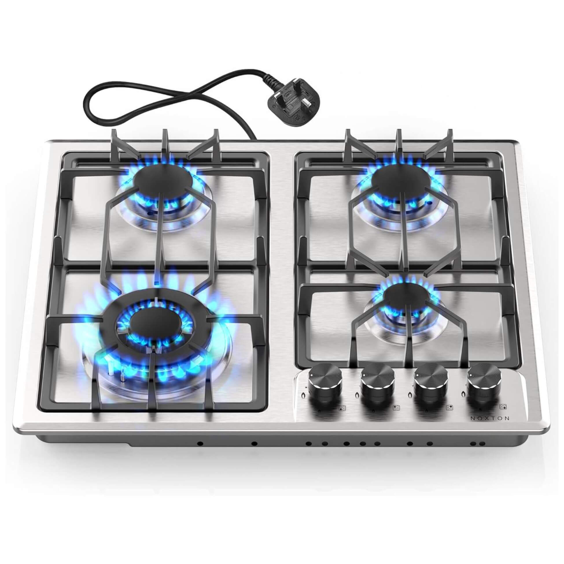 Rex/Electrolux EGT6343LOK Piano Cottura A Gas 60 Cm 4 Fuochi Cristallo Temprato Colore Nero P53330 Rex/Electrolux EGT6343LOK Piano Cottura A Gas 60 Cm 4 Fuochi Cristallo Temprato Colore Nero P53330