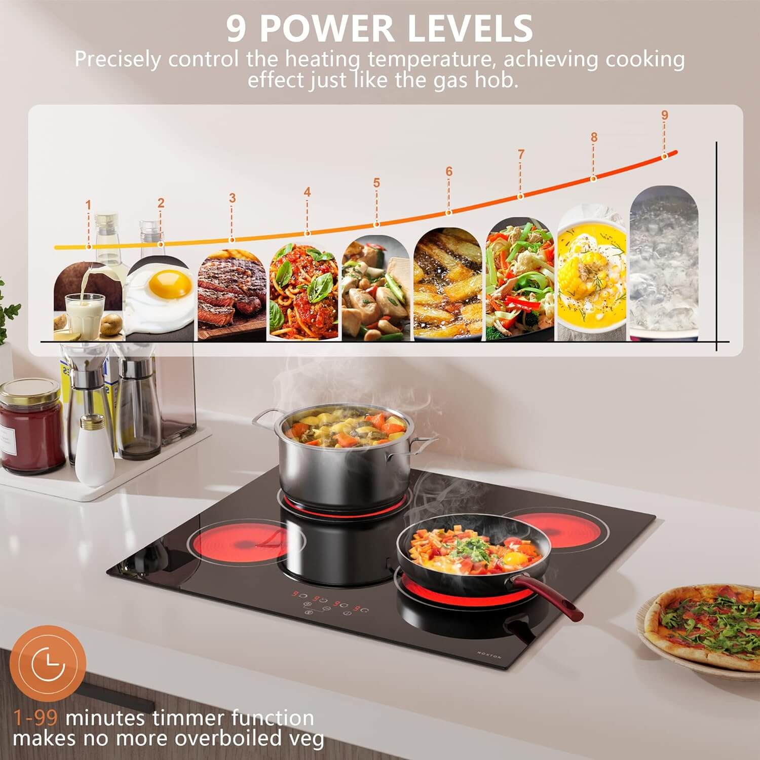 Electric Hob Cooker 60cm