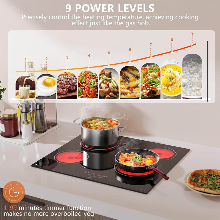 Electric Hob Cooker 60cm