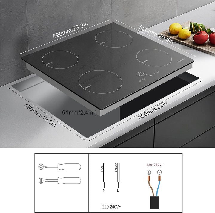 Built-in Electric Cooker Hob