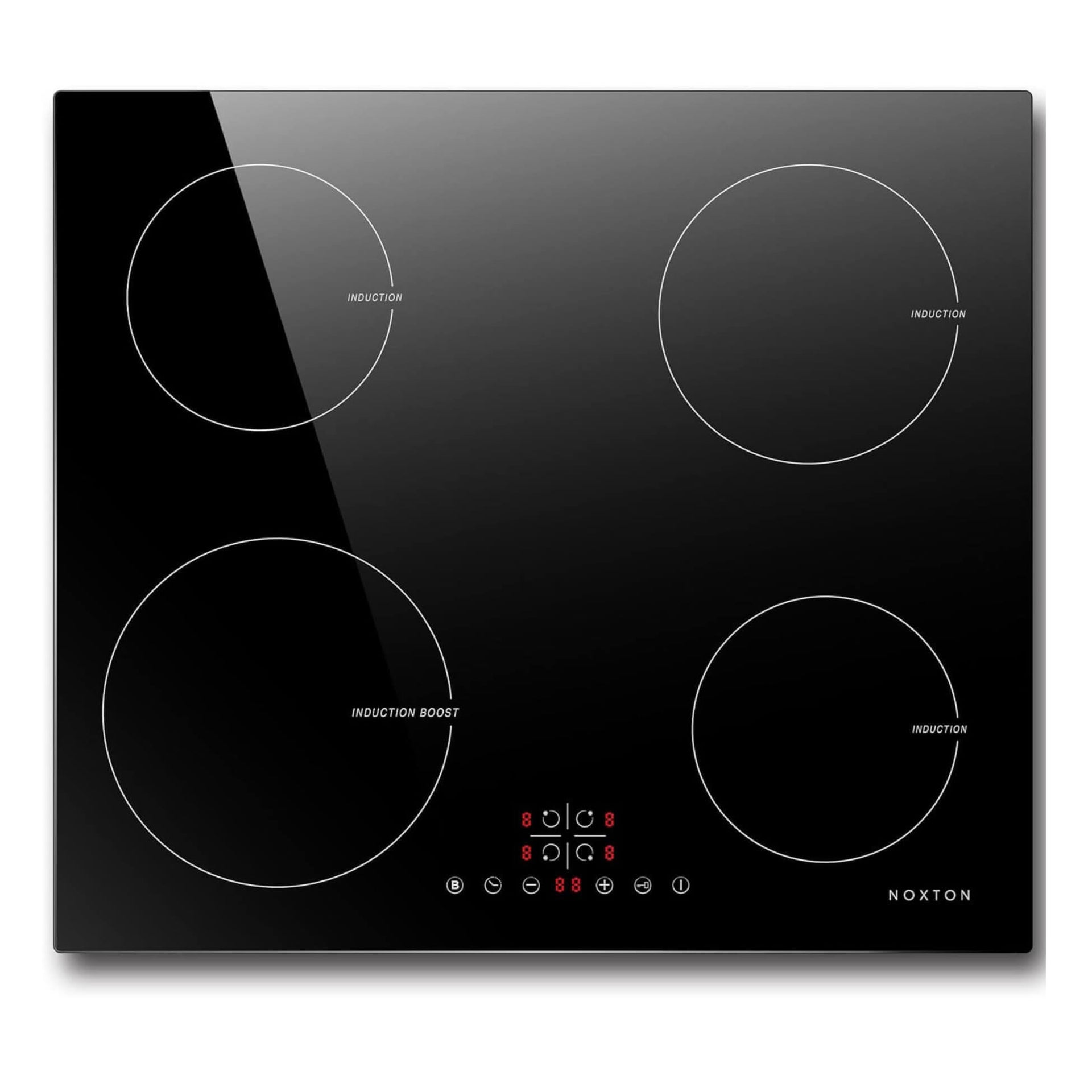 NOXTON 60 cm 4 Plates Built-In Induction Hob-Touch Control