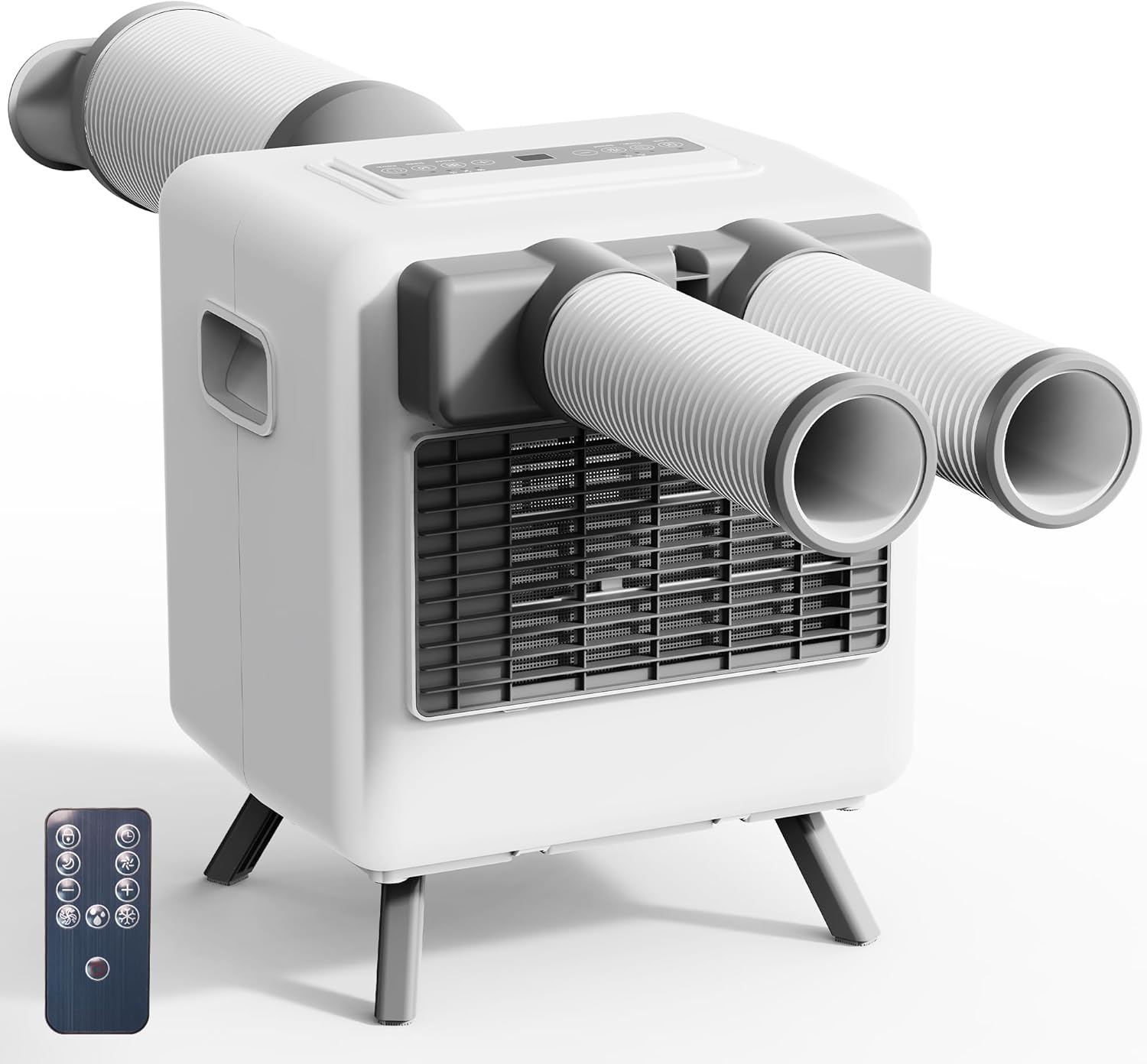 Disaenvir Tent Air Conditioner - Portable Air Conditioner 3300BTU, Compact Air Cooler AC Unit Fast Cooling, 24H Timer, Safety Lock, 3 Modes for Tent, Camping, RV, Truck, Outdoor, Indoor (White)