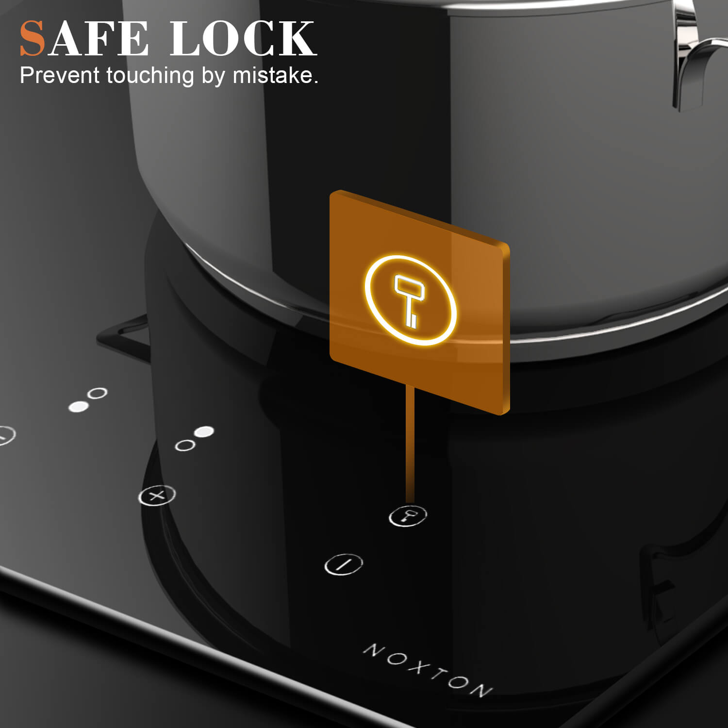 induction cooktop with child lock