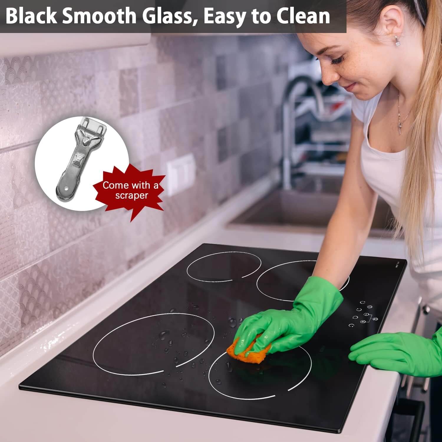 Electric Hobs with Touch Controls