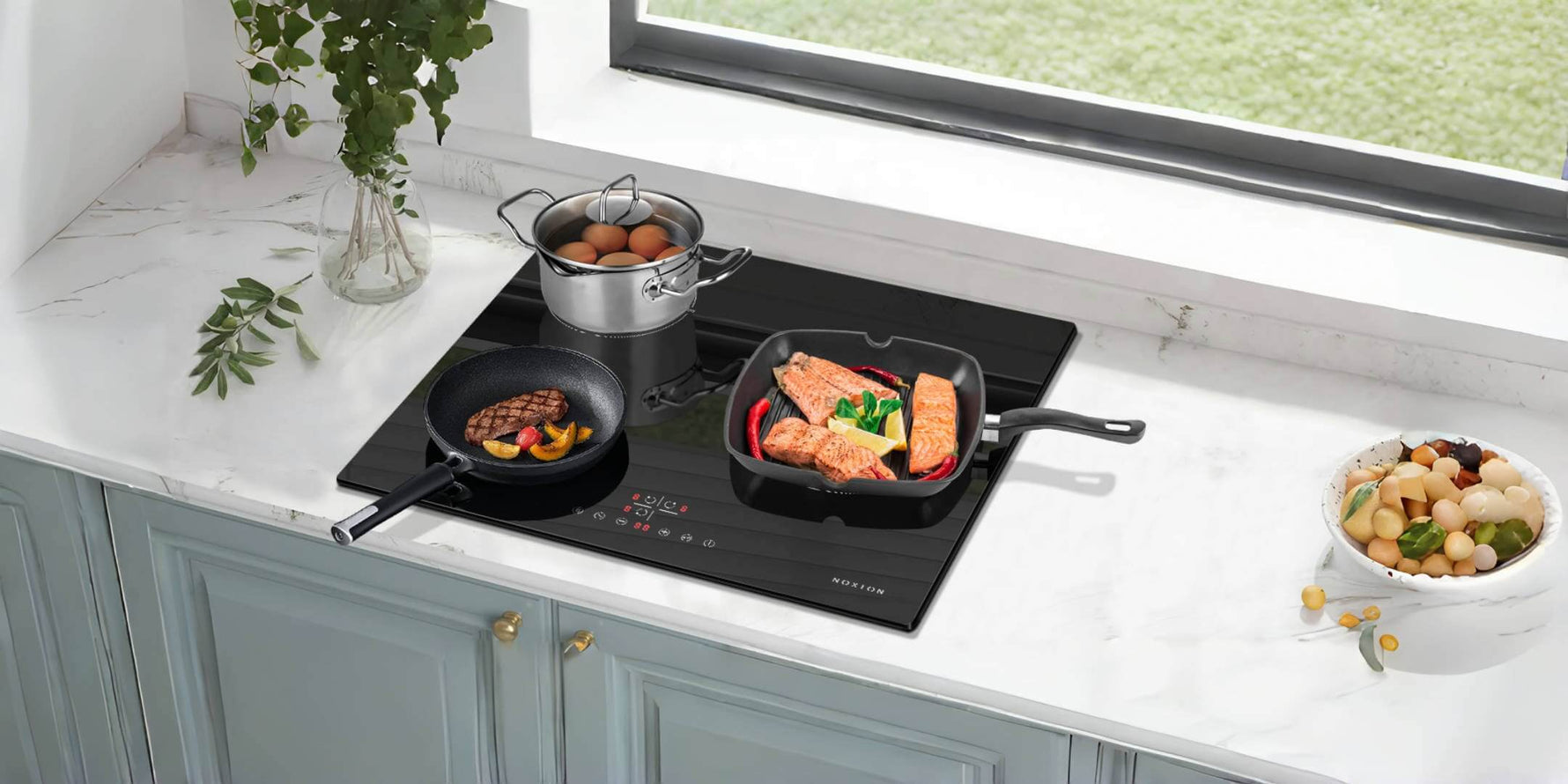 NOXTON® Ceramic Hob Induction Hob Gas Hob Kitchen Appliances